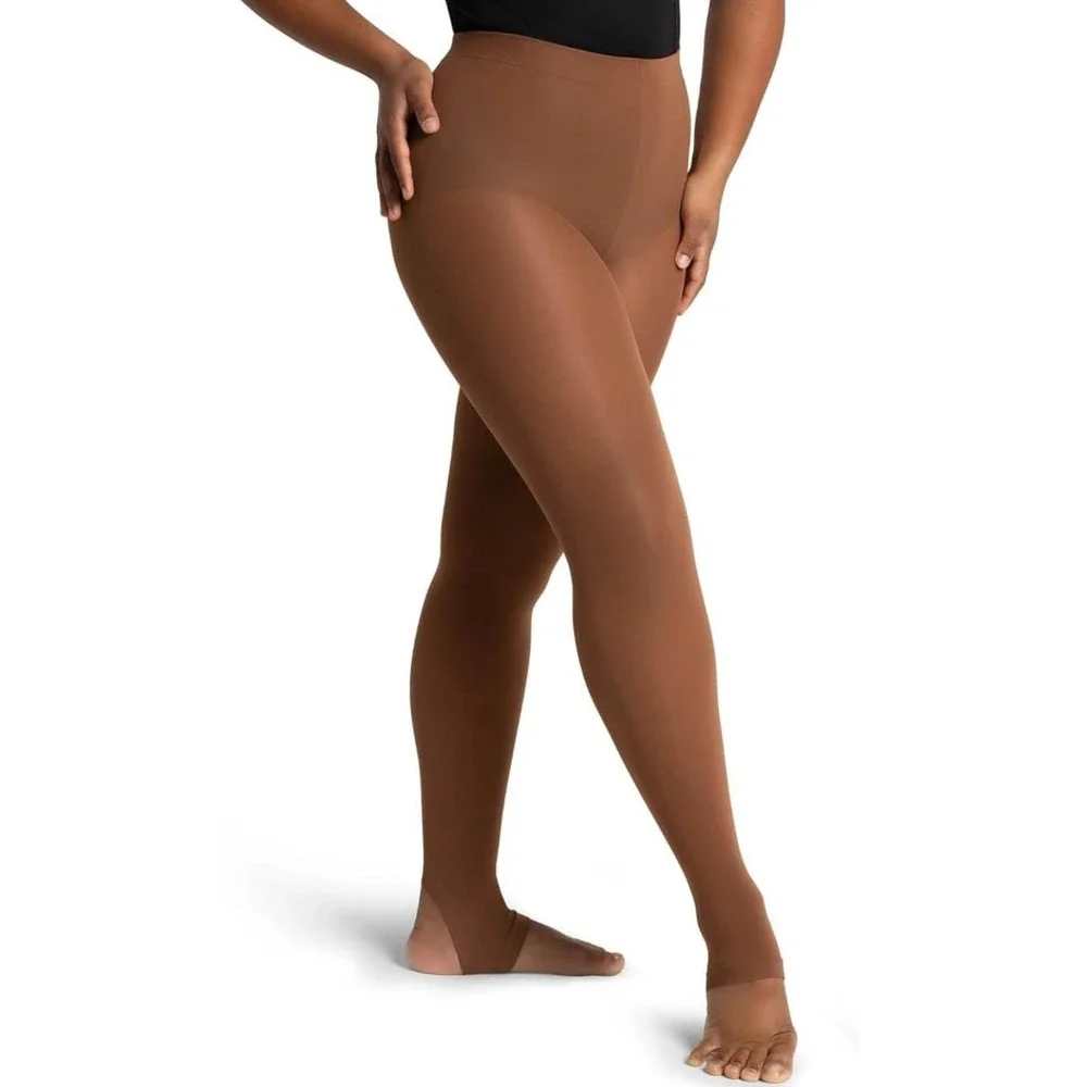 Capezio Womens Ultra Soft Knit Waistband‎ Stirrup Tight #1961 Size S/M